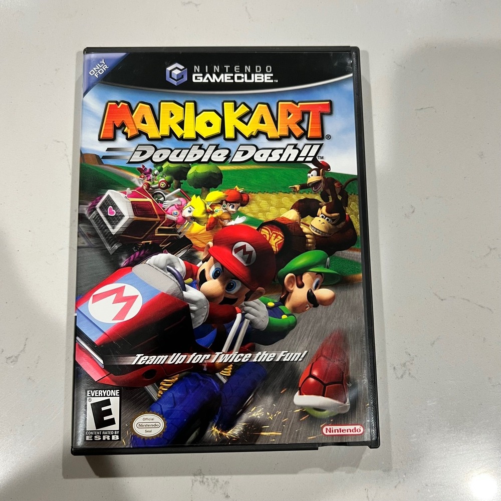 Mario Kart Double Dash Nintendo GameCube Case and Manual Only No Game DOL P GM4E